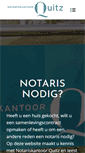 Mobile Screenshot of notariskantoorquitz.nl